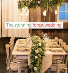 The stunning forest wedding~
